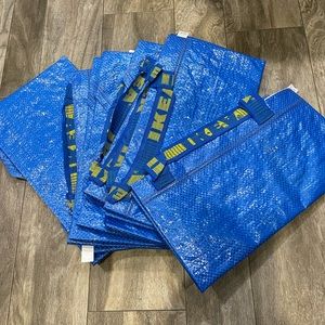 Set of 8  Ikea Frakta bags